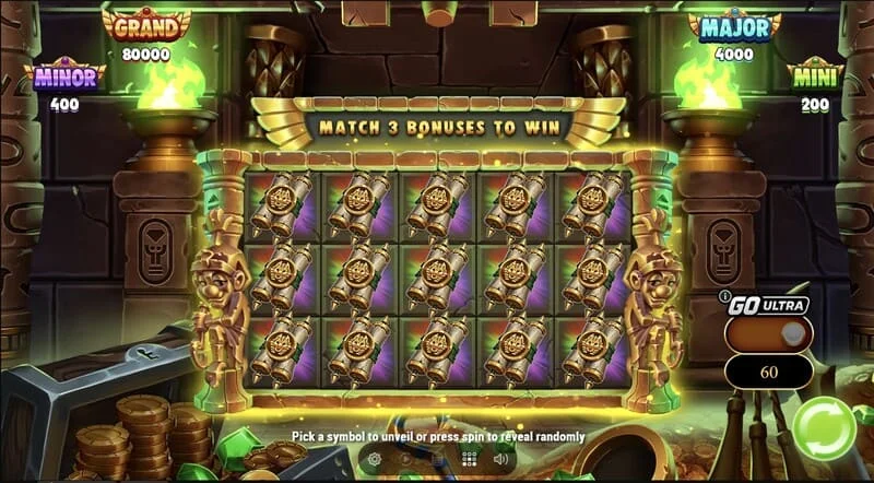 Wrappin' More Gold - мрежа Collect & Win с растяща мумия